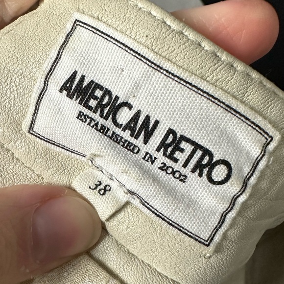 Barbiecore buttersoft Designer LAMB LEATHER Stella Preppy Skirt US 6 fully lined - Picture 5 of 9